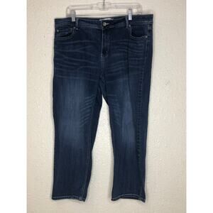 C est 1946 Demin Size 16, five pocket dark wash jeans